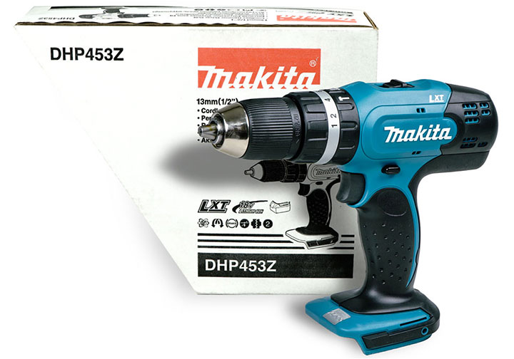 18V Máy khoan búa vặn vít dùng pin Makita DHP453Z 18V Máy khoan búa vặn vít dùng pin Makita DHP453Z