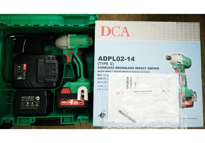 18V Máy siết vít dùng pin DCA ADPL02-14 (không chổi than) 18V Máy siết vít dùng pin DCA ADPL02-14 (không chổi than)