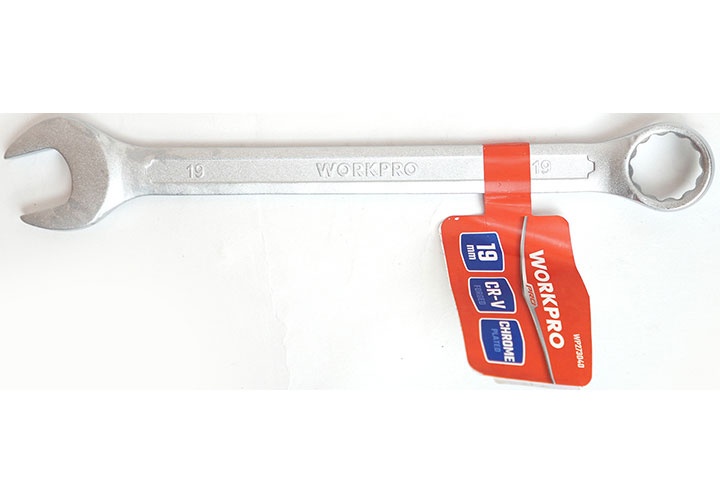 19mm Cờ lê vòng miệng thép CR-V Workpro WP273040