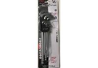 1.5-10mm Bộ lục giác bi 9 chi tiết (xi mờ) TOP TW-21009A