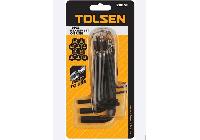 1.5-10mm Bộ lục giác đầu bằng 10 chi tiết Tolsen 20051