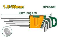 1.5-10mm Bộ lục giác đầu bằng (loại dài) Jadever JDHK1292