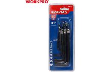 1.5-10mm Bộ lục giác đầu bằng (loại ngắn) 10 chi tiết Workpro WP222001