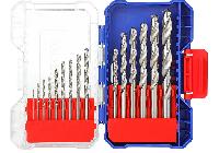 1.5-12mm Bộ mũi khoan kim loại HSS 15 chi tiết Workpro WP409010