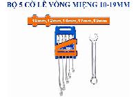 10-19mm Bộ cờ lê vòng miệng 5 chi tiết Wadfow WSP1215
