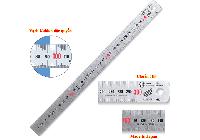 1000mm Thước lá inox mạ nhũ bạc (bản 35mm dày 1.5mm) Niigata SV-1000KD