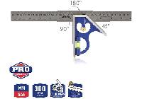 12" (300mm) Thước ke góc có thủy Workpro WP264002