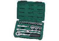 1/2" Bộ tuýp 10-32mm 18 chi tiết Sata 09-204 (09204)