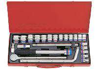 1/2" Bộ tuýp 10-32mm 24 chi tiết hệ mét Kingtony 4524MR