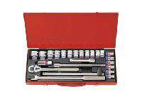 1/2" Bộ tuýp 10-32mm 24 chi tiết hệ mét Kingtony 4526MR01