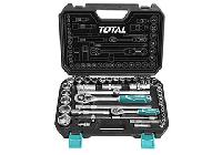 1/4" và 1/2" Bộ tuýp 44 chi tiết 8-32mm Total THT421441