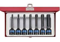 1/2" Bộ tuýp dài mũi lục giác 4-14mm (dùng cho máy) Kingtony 4457MP