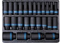 1/2" Bộ tuýp đen 6 góc 8-36mm 25 chi tiết Kingtony 9-4435MP