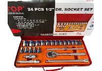 1/2" Bộ tuýp lục giác 10-32mm 24 chi tiết TOP KW-S424D-2