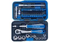 1/4" Bộ tuýp sao lục giác 39 chi tiết Kingtony 2539MR-AM