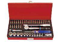 1/4" bộ tuýp 45 chi tiết hệ mét Kingtony 2575MR