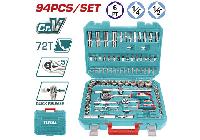 1/4" và 1/2" Bộ tuýp 94 chi tiết Total THT421942