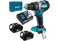 18V Máy khoan búa vặn vít dùng pin Makita DHP484RFE