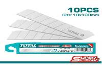 18x100mm Bộ 10 lưỡi dao rọc giấy Total THT519112