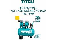 1HP (750W) Máy nén khí không dầu 40L Total TCS1075402T