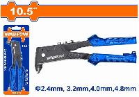 2.4, 3.2, 4, 4.8mm Kìm rút đinh rivet 10.5" thân nhôm Wadfow WHR2610