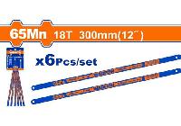 300mm Bộ lưỡi cưa sắt 18 răng (6 lưỡi) Wadfow WHB2118