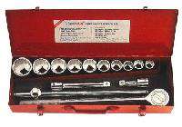 3/4” Bộ đầu tuýp 22-50mm 15 chi tiết Vata 6415M