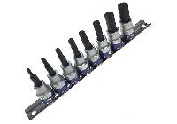 3/8" Bộ đầu tuýp lục giác H3-H12 8 chi tiết Kingtony 3108PR8