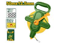50mx12.5mm Thước cuộn sợi thủy tinh hệ inch và mét Jadever JDMT2550