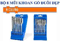 6-25mm Bộ mũi khoan gỗ đuôi cá 8 chi tiết Wadfow WWF6B08