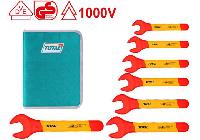 8-19mm Bộ cờ lê đầu miệng cách điện 7 chi tiết Total THKISPA0701
