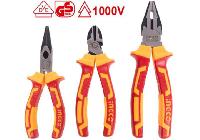 Bộ 3 kìm điện, cắt, nhọn cắt điện Ingco HIKPS28318