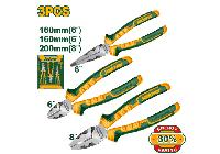 Bộ 3 kìm điện, kìm cắt, kìm nhọn Jadever JDPS0613