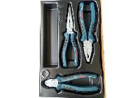 Bộ kìm điện, kìm cắt, kìm nhọn 3 chi tiết Bosch 1600A016BG