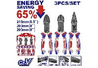 Bộ kìm điện, kìm cắt, kìm nhọn 3 chi tiết Emtop EPLS2351