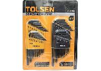 Bộ lục giác đầu bằng hệ mét và inch 36 chi tiết Tolsen 20094