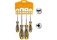 Bộ tuốc nơ vít bake và dẹp 4 chi tiết Ingco HKSD0428