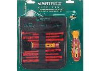 Bộ tuốc nơ vít cách điện 10 chi tiết Sata 09-304 (09304)