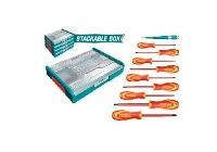 Bộ tuốc nơ vít cách điện 10 chi tiết Total THKTV02S101