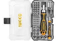 Bộ tuốc nơ vít đa năng 55 chi tiết Ingco HKSDB0558