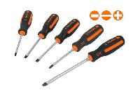 Bộ tuốc nơ vít dẹp và bake 5 cây Truper 14138 (DTJ-5B)