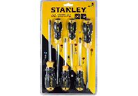 Bộ tuốc nơ vít dẹp và bake 6 cây Stanley STMT66672