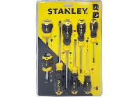 Bộ tuốc nơ vít dẹp và bake 8 cây Stanley STMT66673