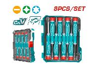 Bộ tuốc nơ vít điện tử 8 chi tiết Total THT250826