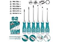 Bộ tuốc nơ vít đóng 6 chi tiết Total THGSS2606