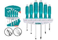 Bộ tuốc nơ vít đóng 6 chi tiết Total THGSS35061