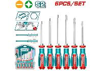Bộ tuốc nơ vít đóng đa năng 6 chi tiết Total TGTST0606