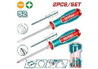 Bộ tuốc nơ vít đóng dẹp và bake 2 chi tiết Total TGTST0206