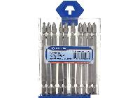 PH2x110mm Bộ mũi vít bake 2 đầu 10 chi tiết Kingtony 131102P