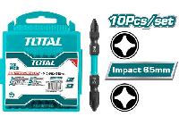 PH2x65mm Bộ mũi bắt vít 2 đầu có từ Total TACIM16PH233